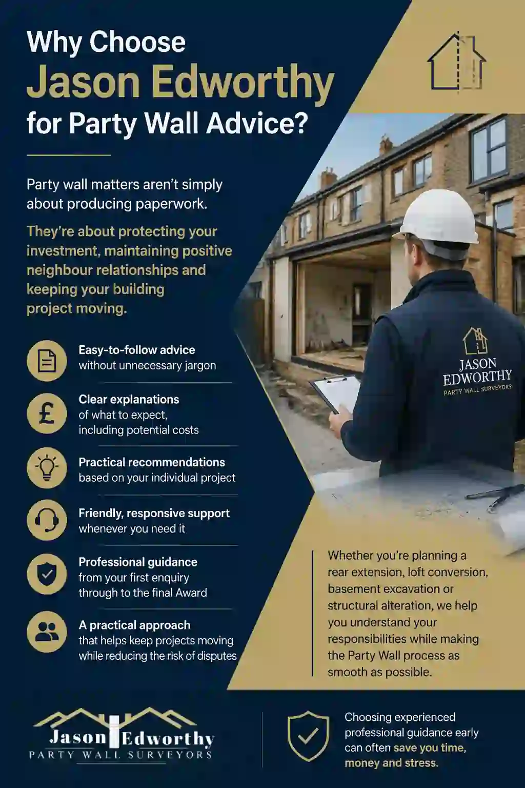 Why Choose Jason Edworthy for Party Wall Advice Swindon?